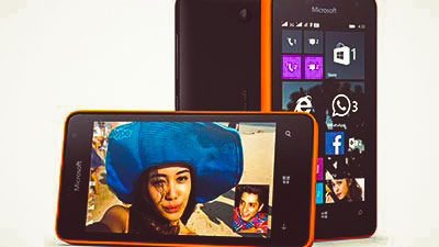 Смартфон Microsoft Lumia 430 Orange and Black