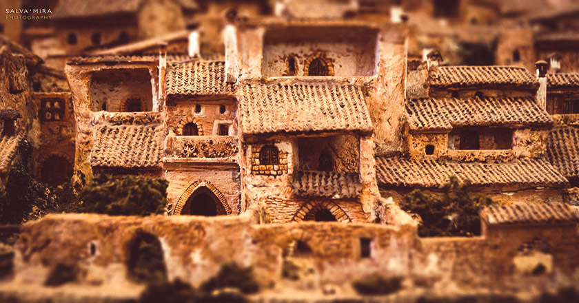 Древний городок в миниатюре