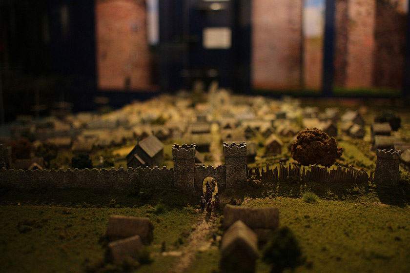 Средневековый город в миниатюре